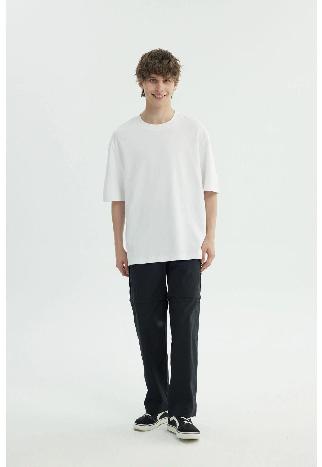 Polera Hombre Oversize Blanco - Xlll-3