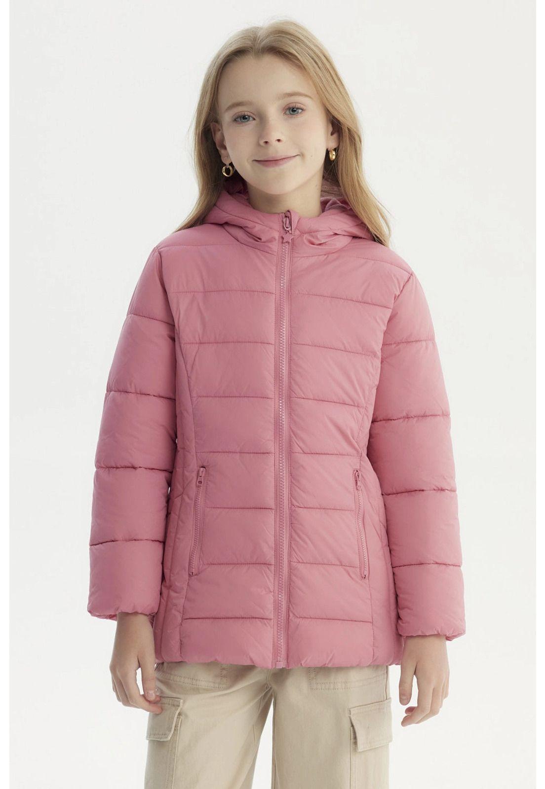 Parka Niña Toddler Rosado-0