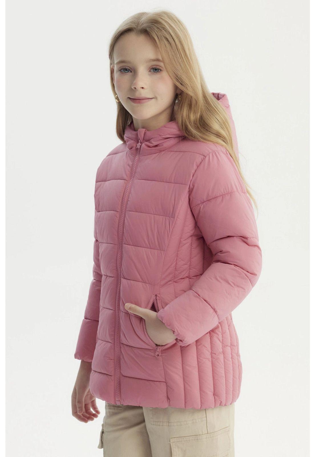 Parka Niña Toddler Rosado-1