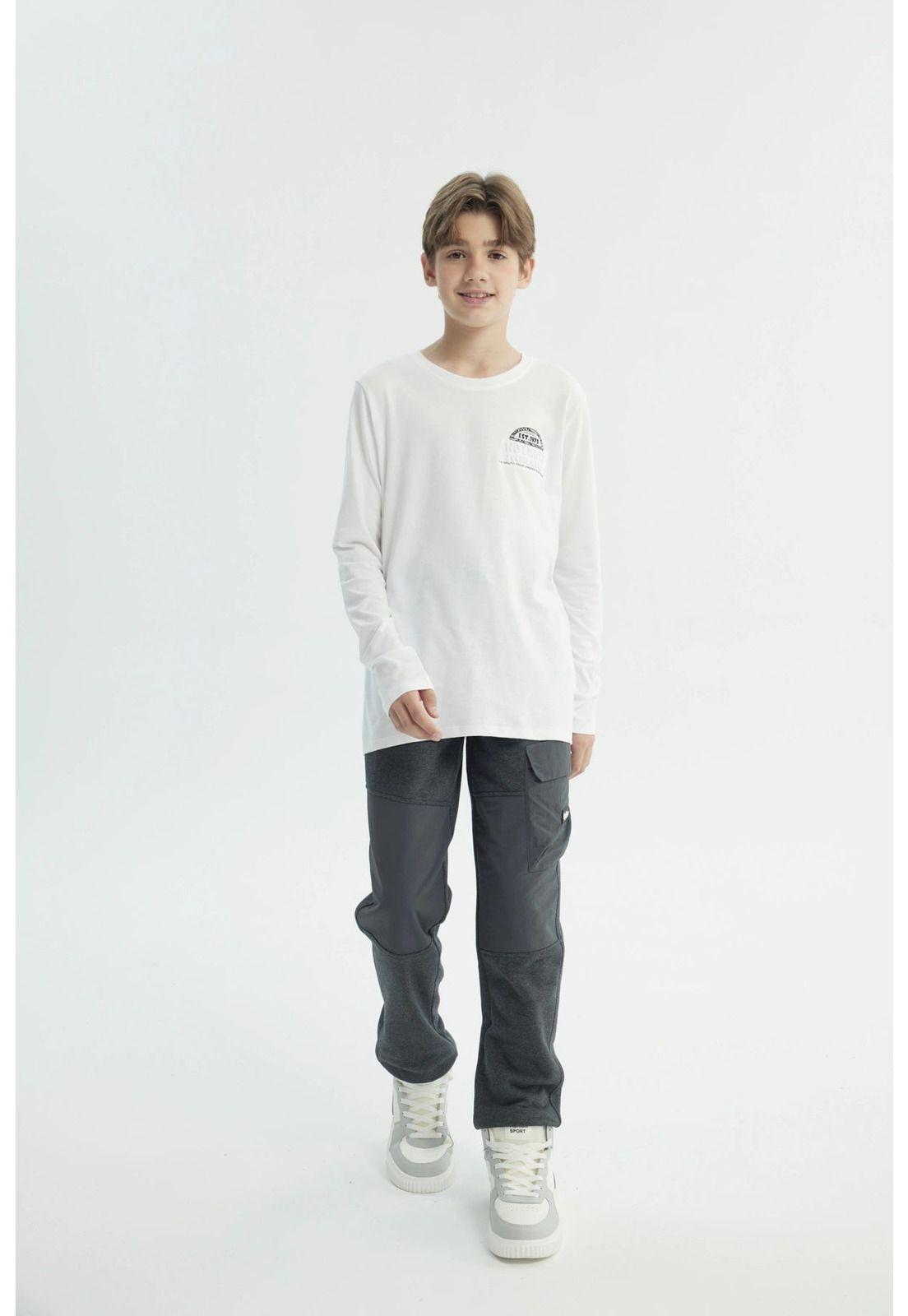 Polera Niño Regular Crudo-3