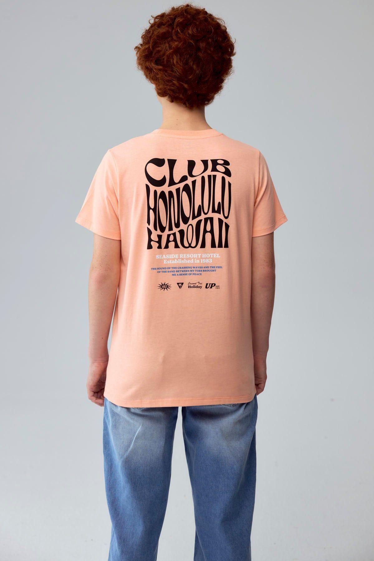 Polera Niño Print Coral-1