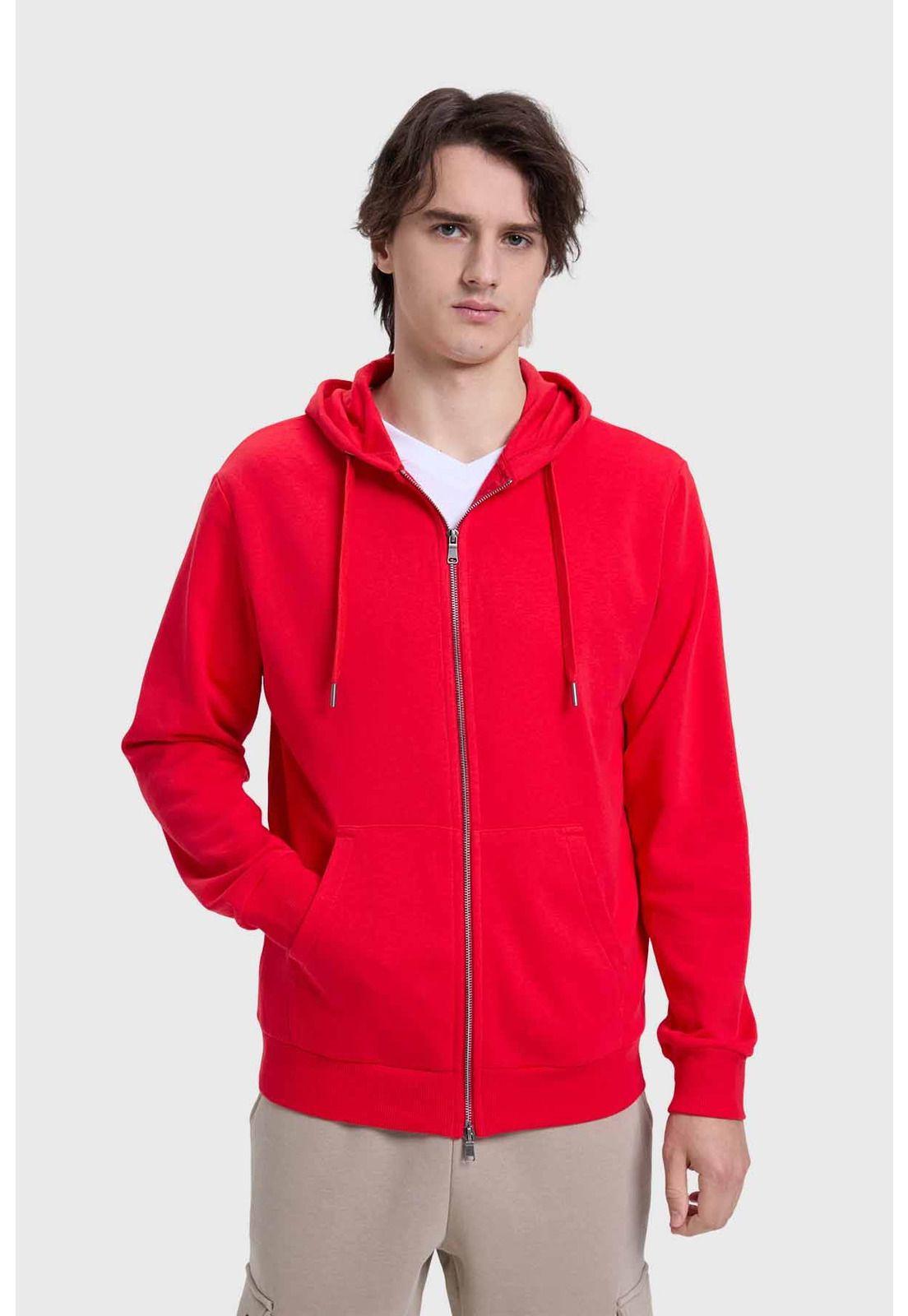Polerón Hombre Básico Rider Rojo-1