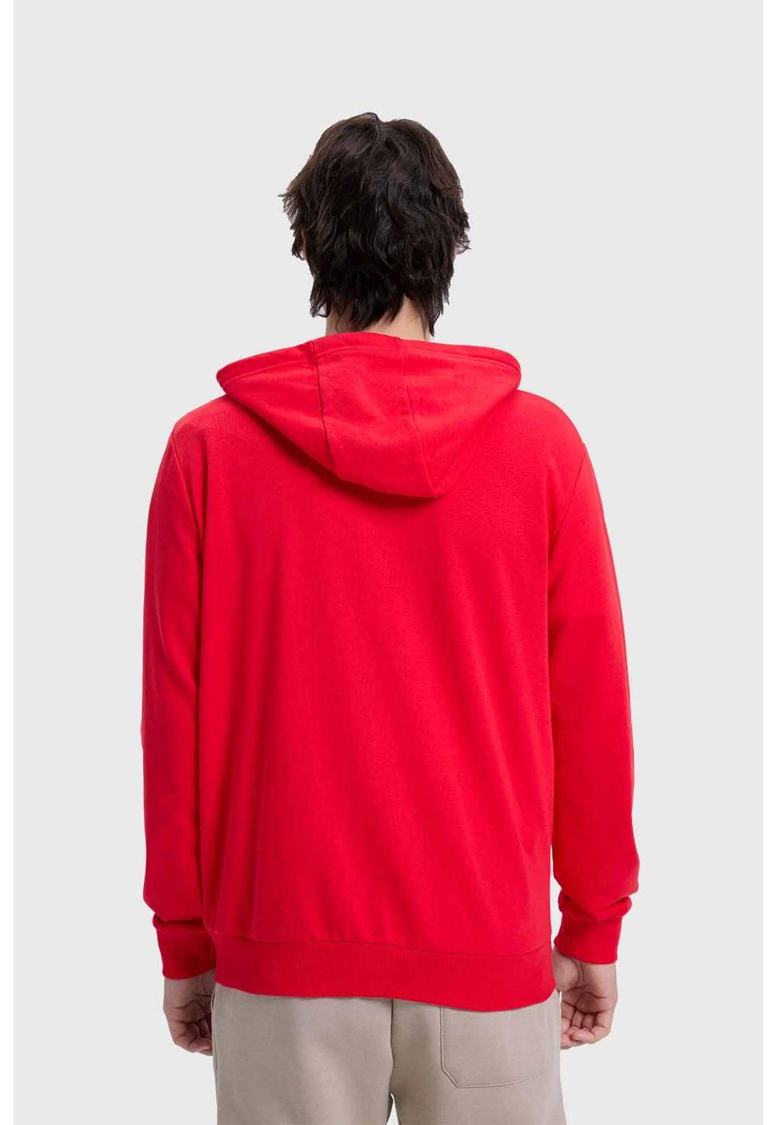 Polerón Hombre Básico Rider Rojo-3