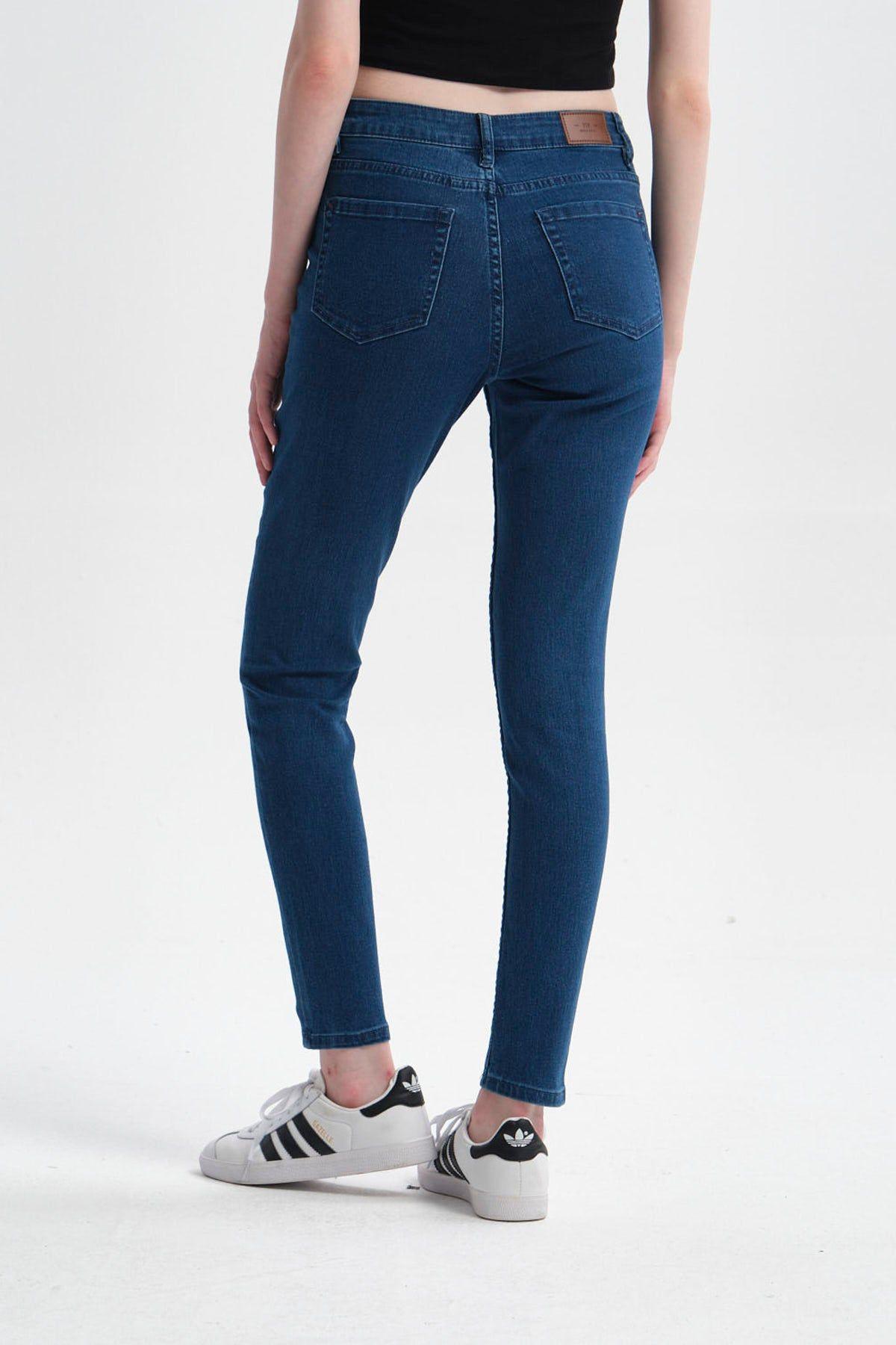 Jeans Mujer Super Skinny Emilia Azul-2