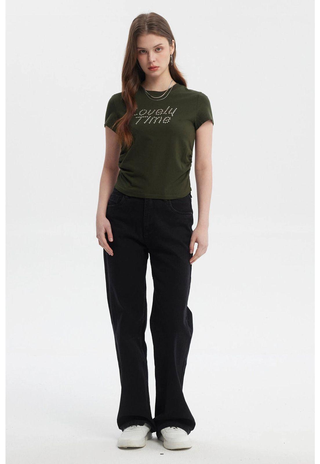 Polera Mujer Ajustado Verde-3