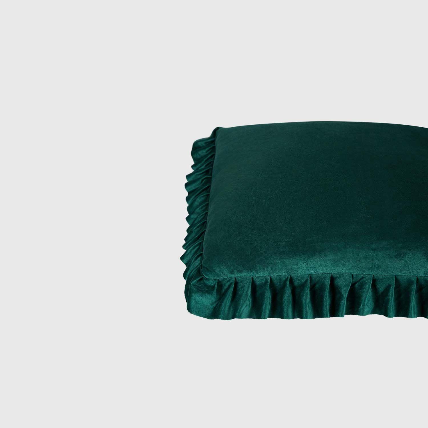Cojín Unisex Velvet Vuelos Verde Oscuro Fashion's Park-2