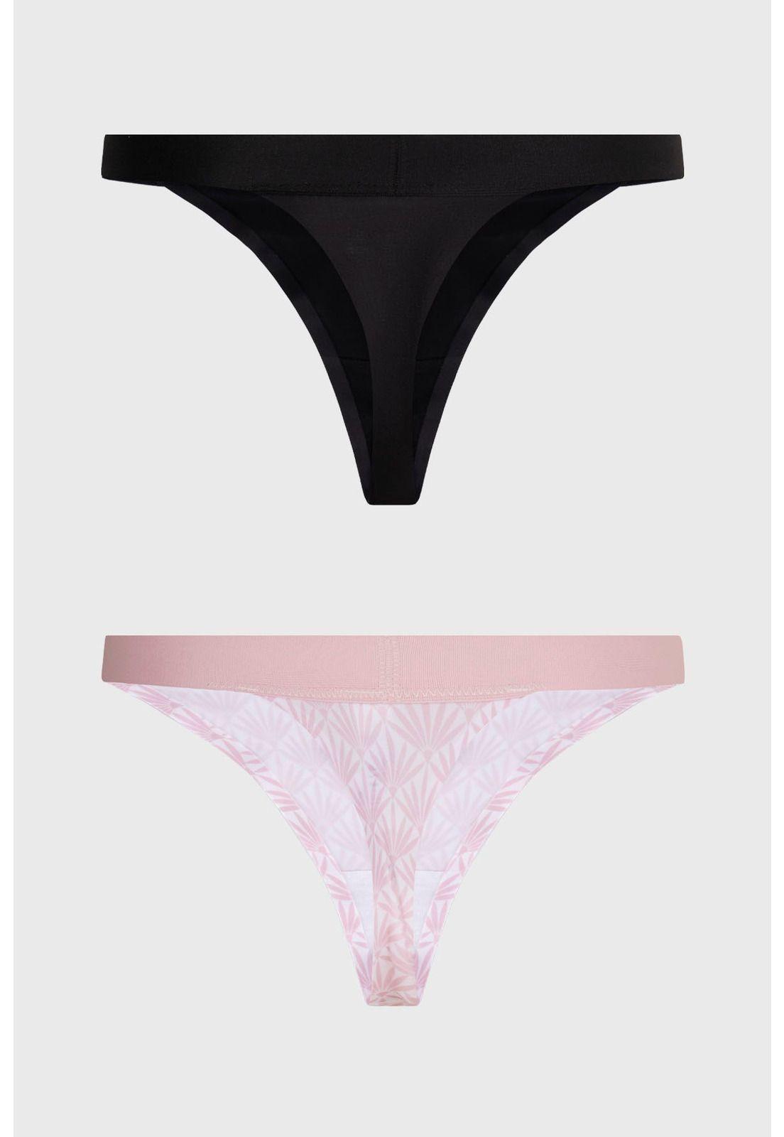 Calzón Mujer Colaless Estampado Palo Rosa-1