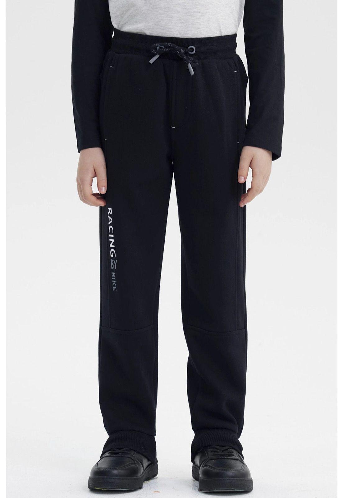 Pantalón Buzo Niño Pitillo Negro - lll-0