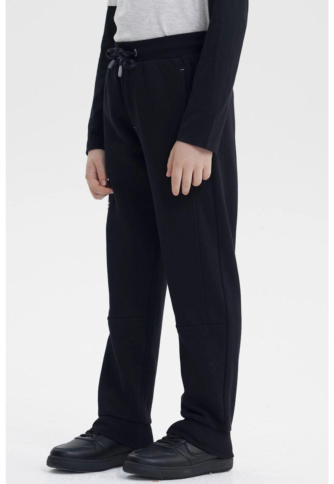 Pantalón Buzo Niño Pitillo Negro - lll-1