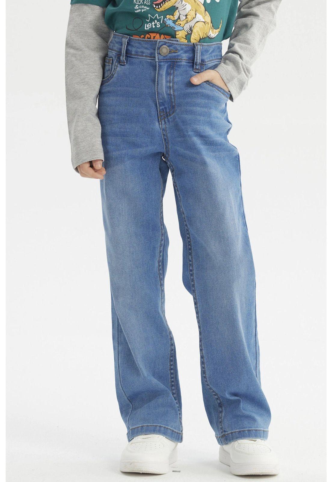 Jeans Niño Básico Azul - V-0