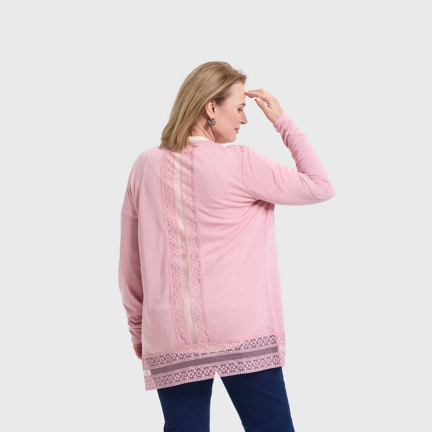 Polera Mujer Encaje Palo Rosa Fashion's Park-2