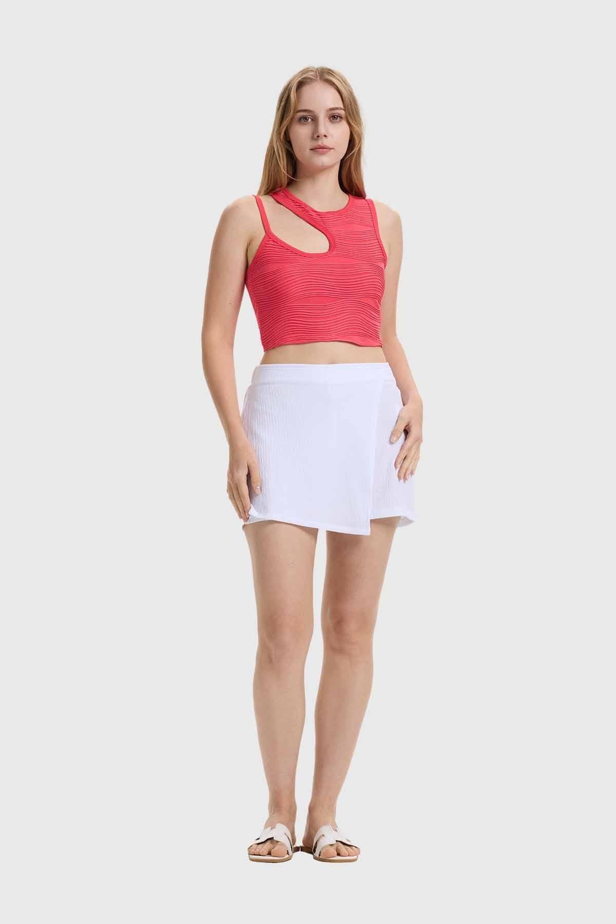 Polera Mujer Cut Out Rosado-3