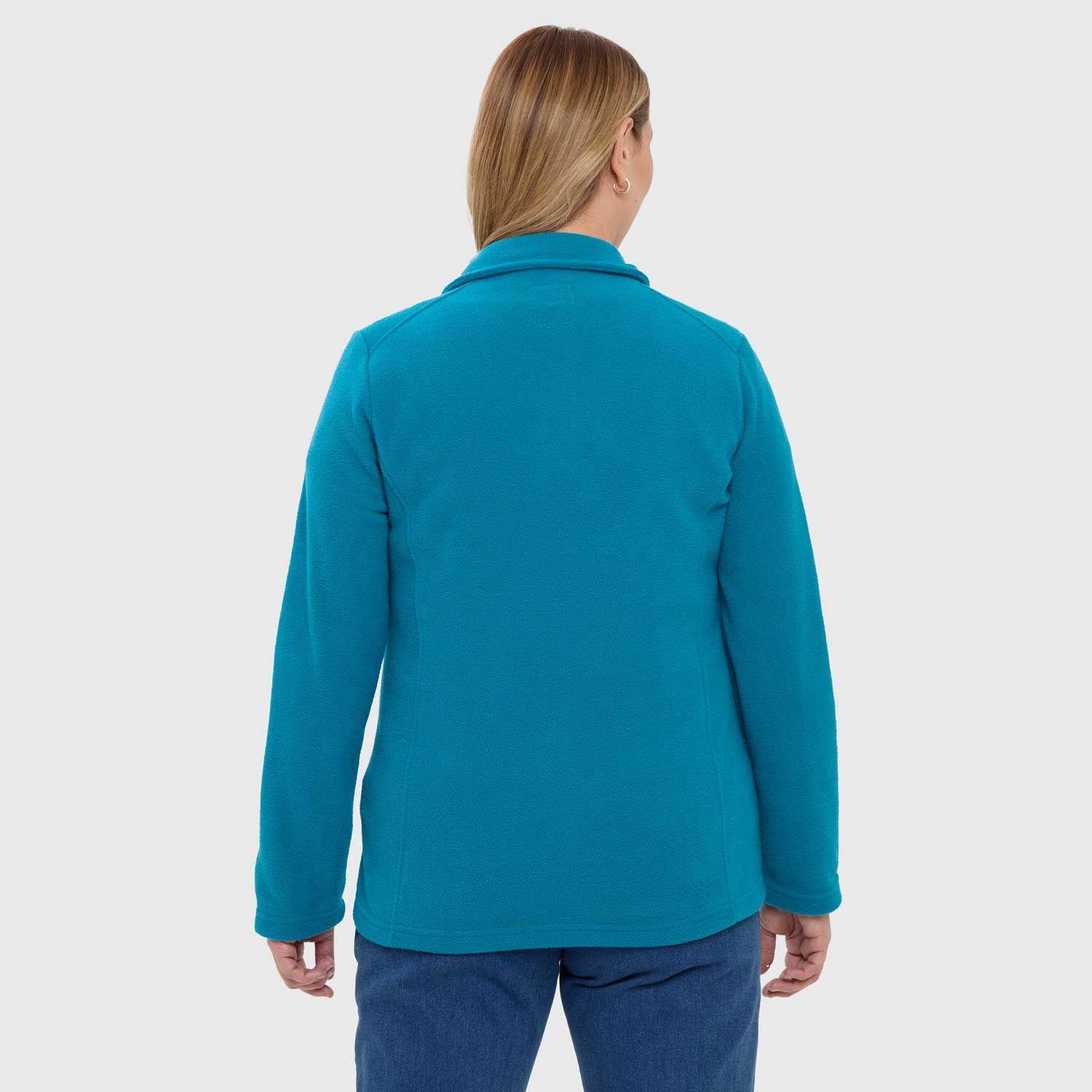 Polar Mujer Básico Full Zipper Petroleo-2