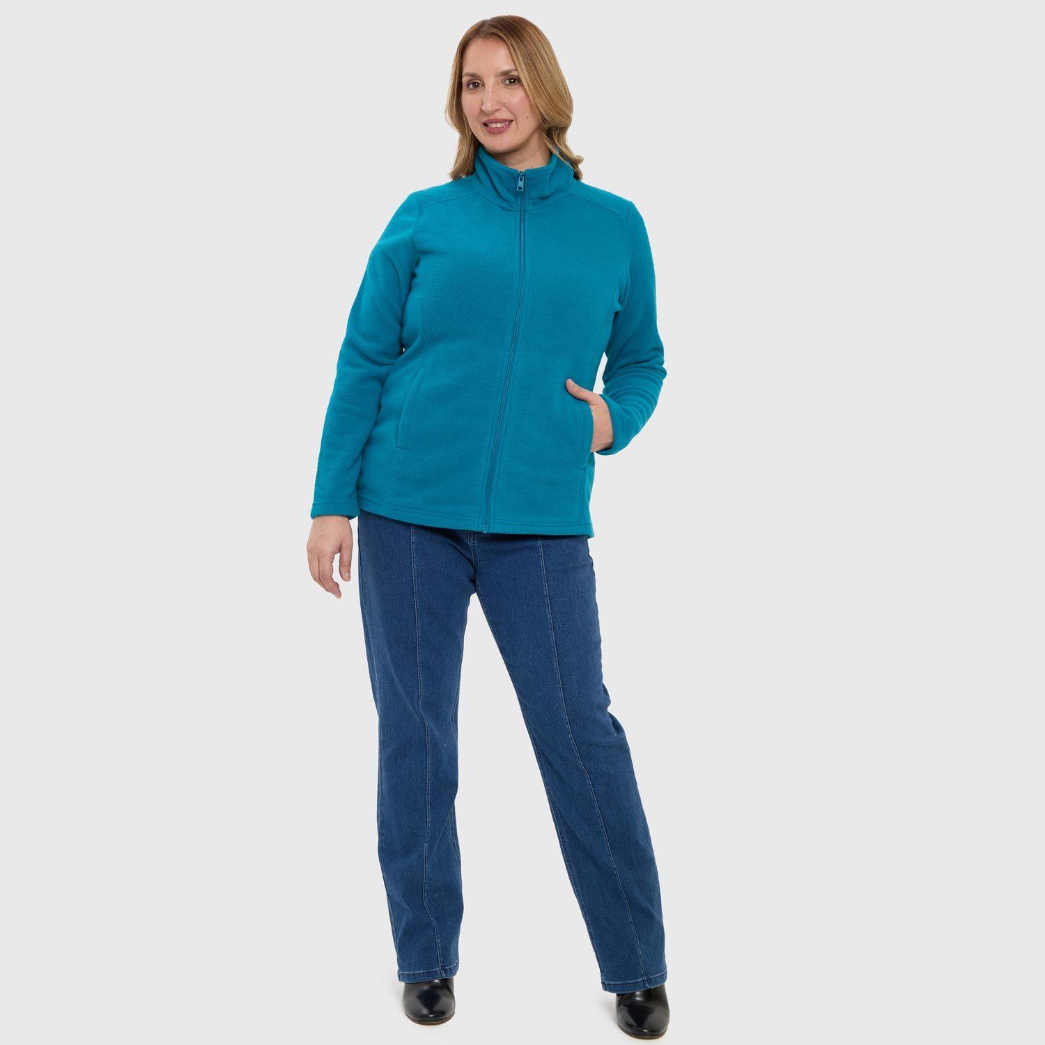 Polar Mujer Básico Full Zipper Petroleo-3