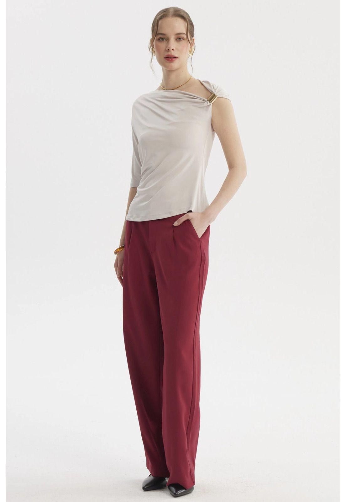 Polera Mujer Asimétrico Arena-3