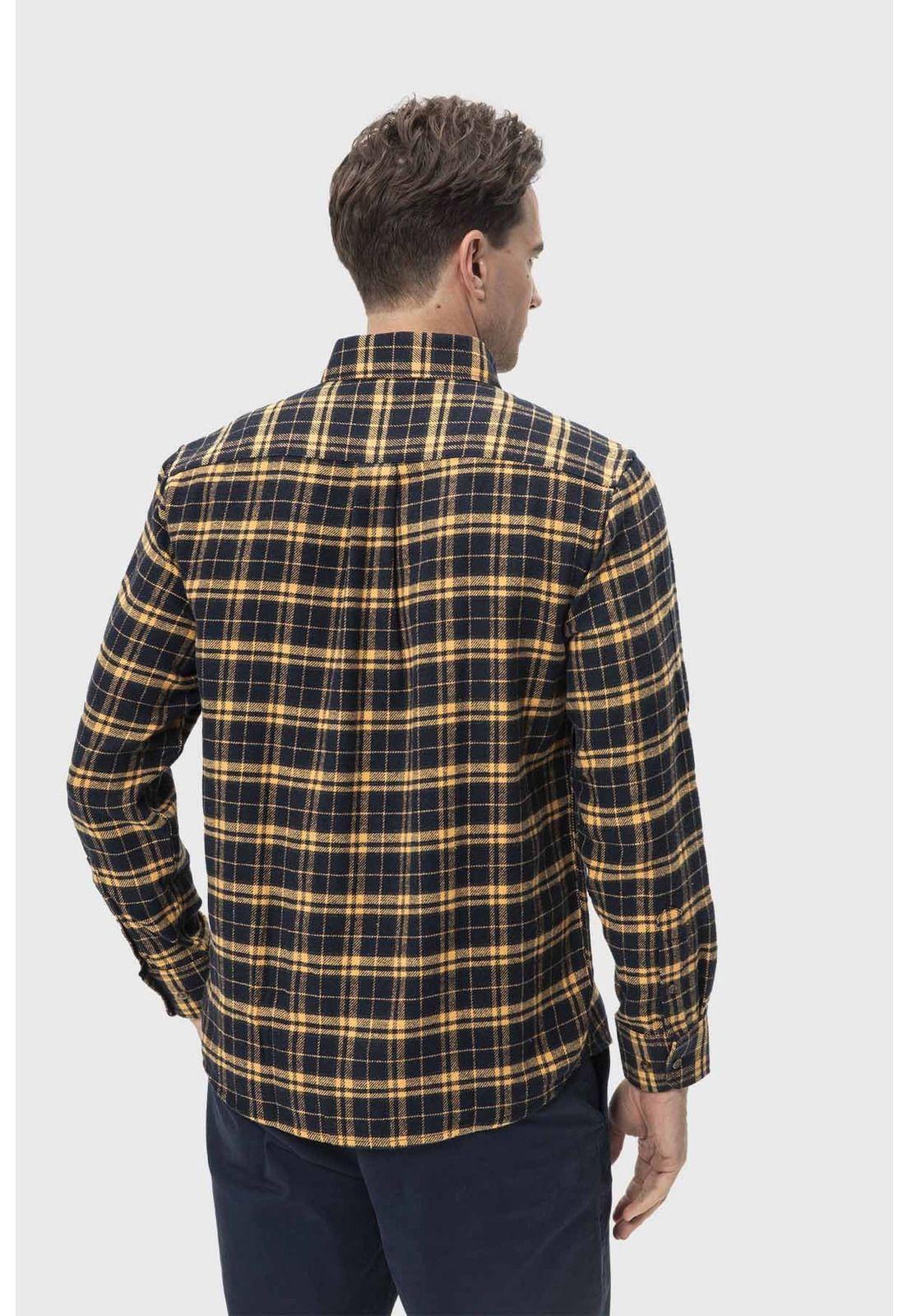 Camisa Hombre Básica Amarillo-2