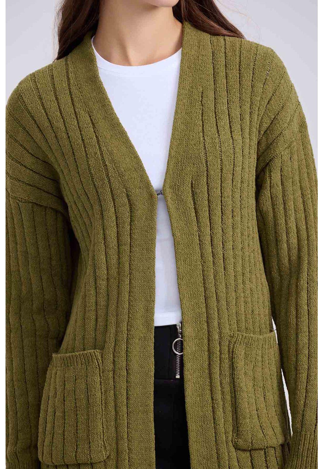 Sweater Mujer Tapado Verde - ll-2