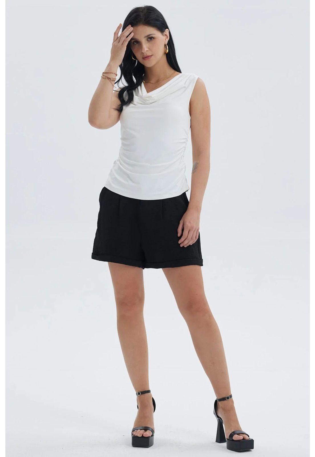 Polera Mujer Cuello Espalda Crudo-3