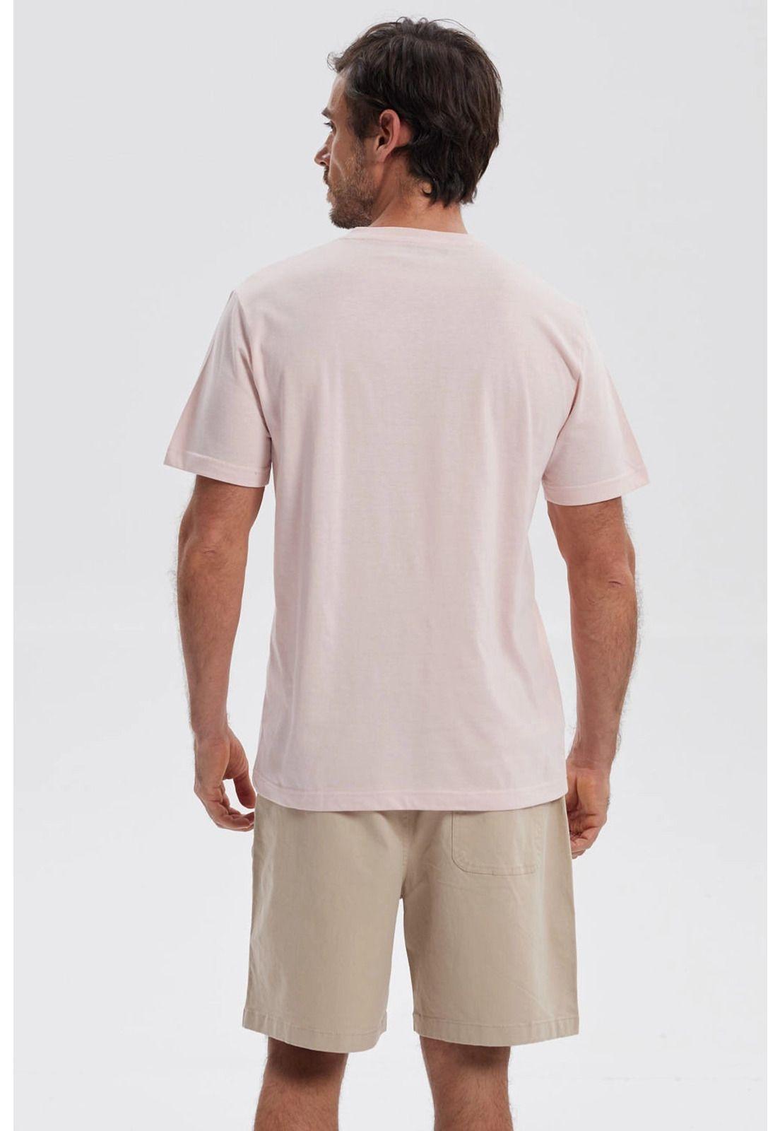 Polera Hombre Básica Rosado-2
