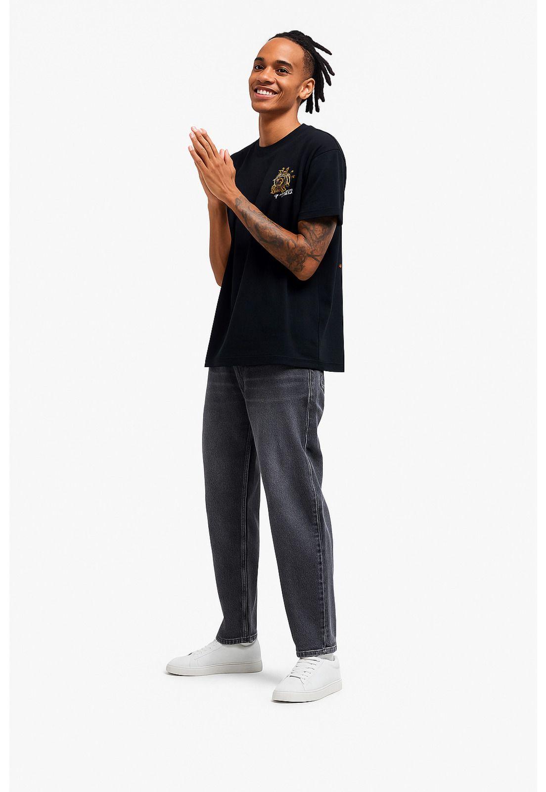 Jeans Hombre Calce Recto Focalizado Gris Claro-1