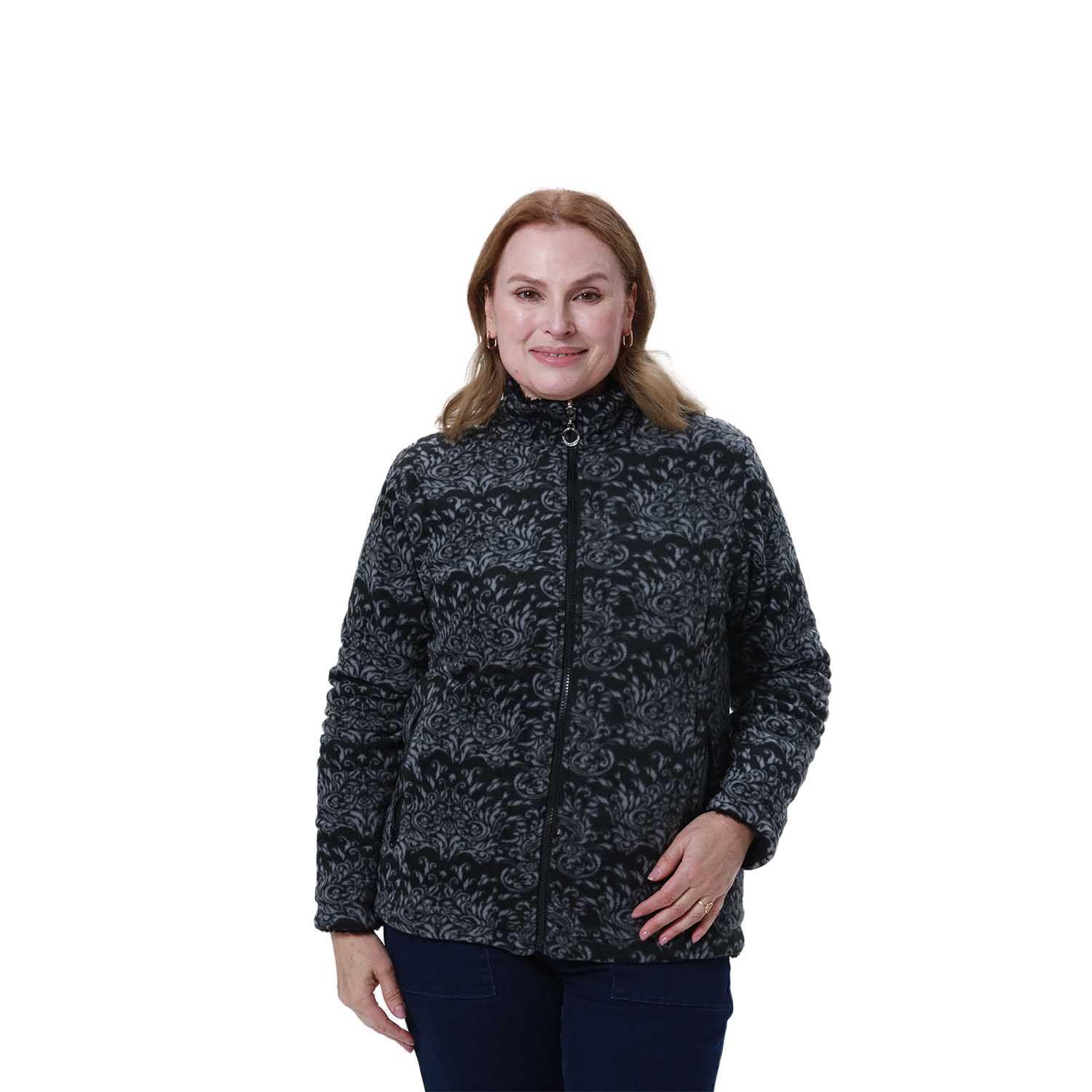 Chaqueta Mujer Reversible Negro Fsp Iii-0