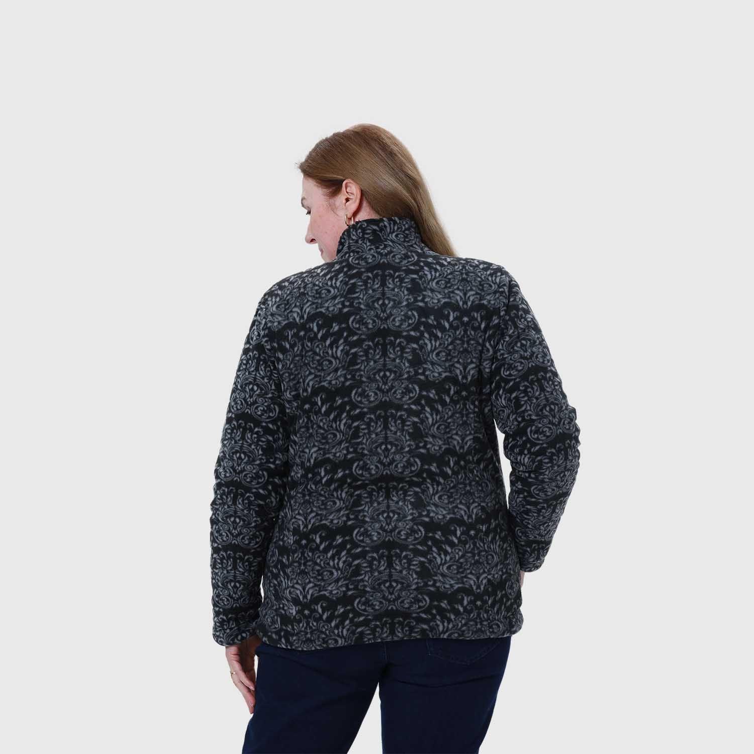 Chaqueta Mujer Reversible Negro Fsp Iii-2