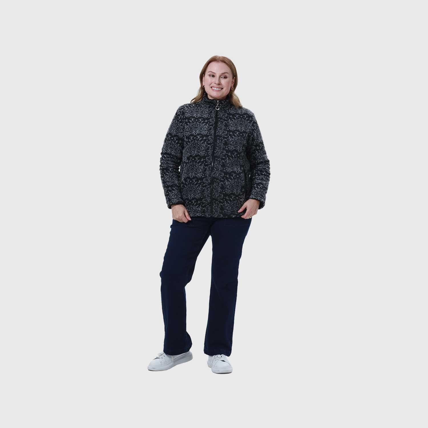 Chaqueta Mujer Reversible Negro Fsp Iii-3