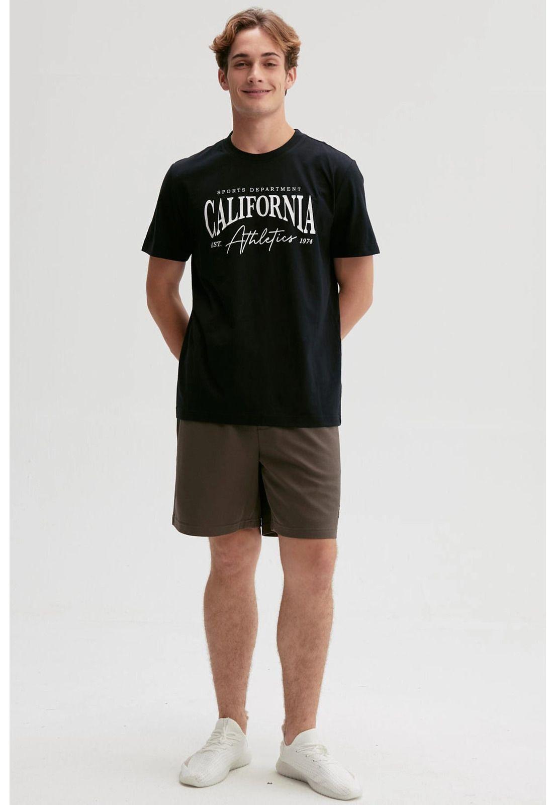 Polera Hombre Print Posicional Negro - lV-3