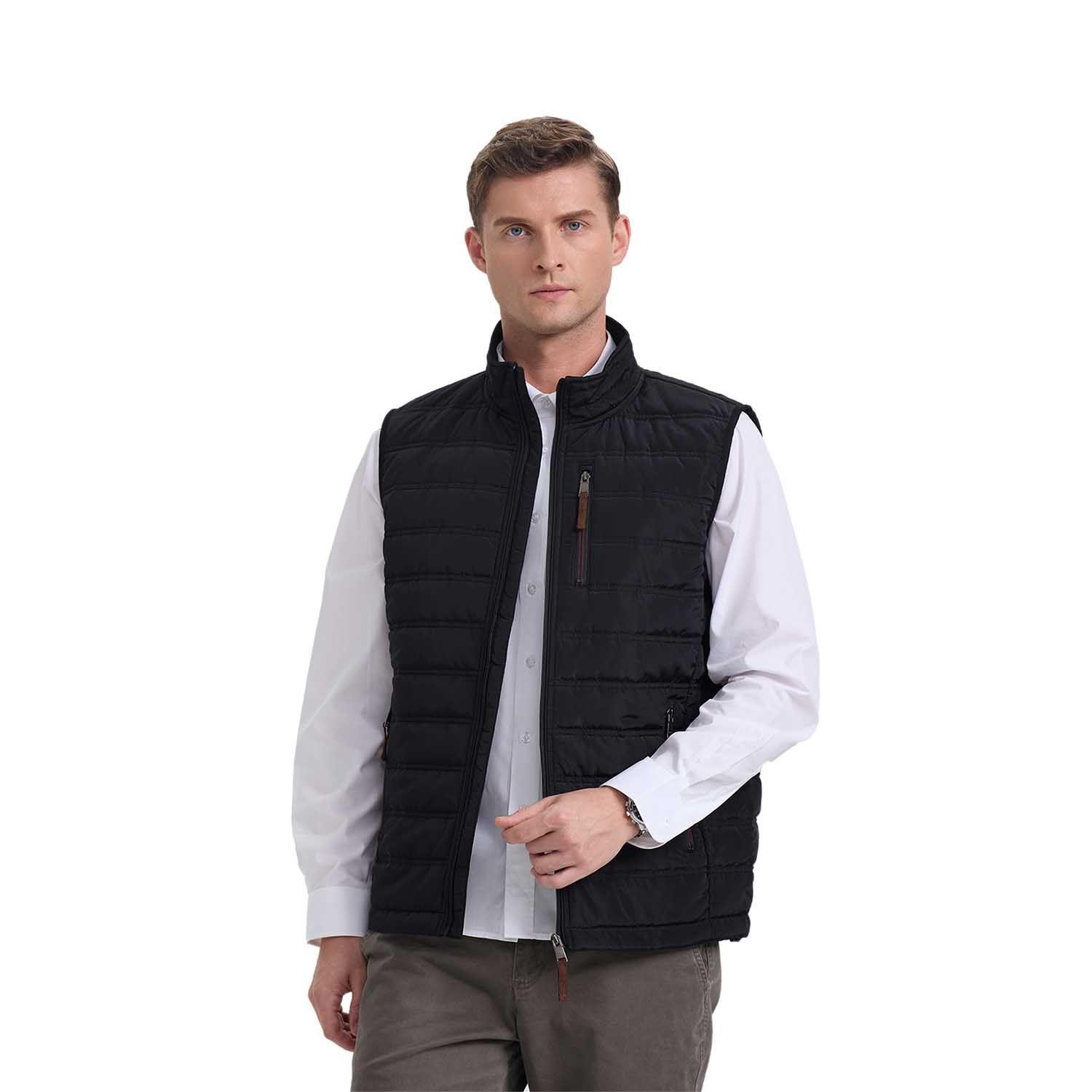 Parka Hombre Lisa Con Bolsillo Negro I Fashion's Park-0