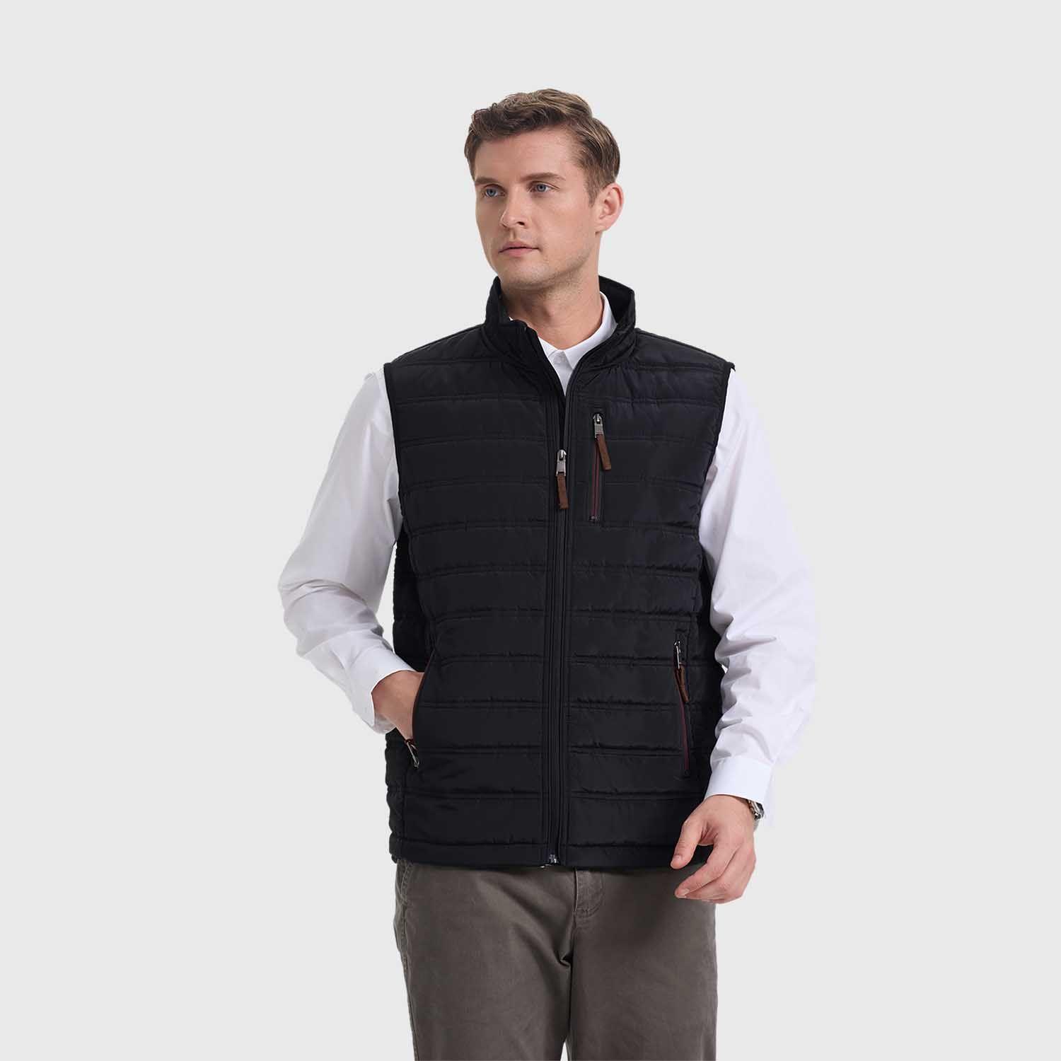 Parka Hombre Lisa Con Bolsillo Negro I Fashion's Park-1