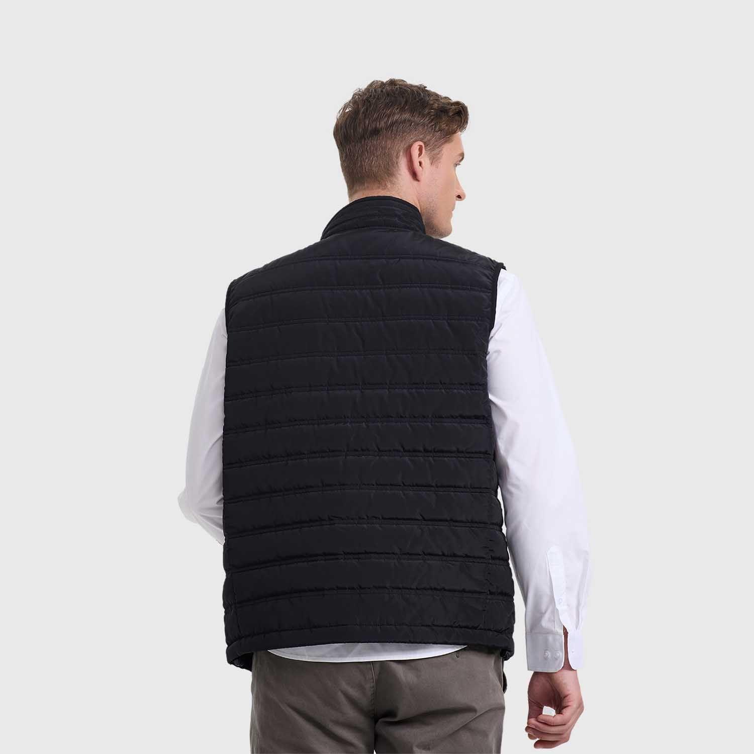 Parka Hombre Lisa Con Bolsillo Negro I Fashion's Park-2