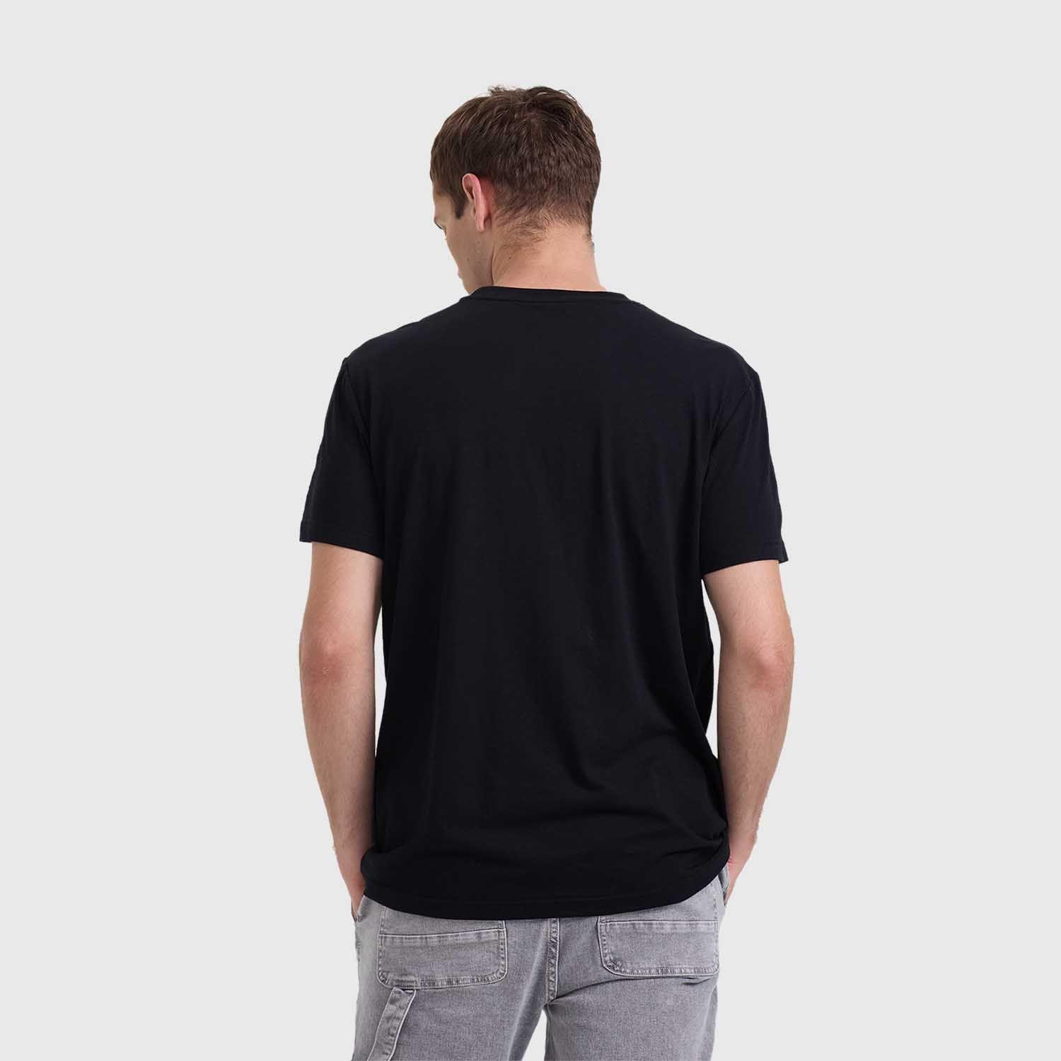 Polera Hombre Pocket Negro Fashion's Park-2