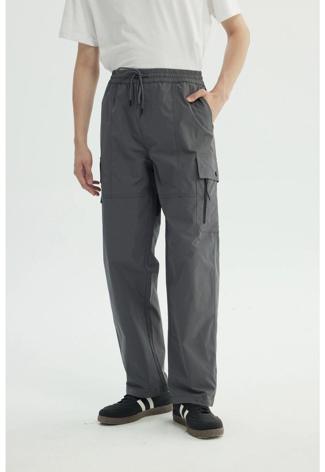 Pantalón Hombre Clásico Gris-0