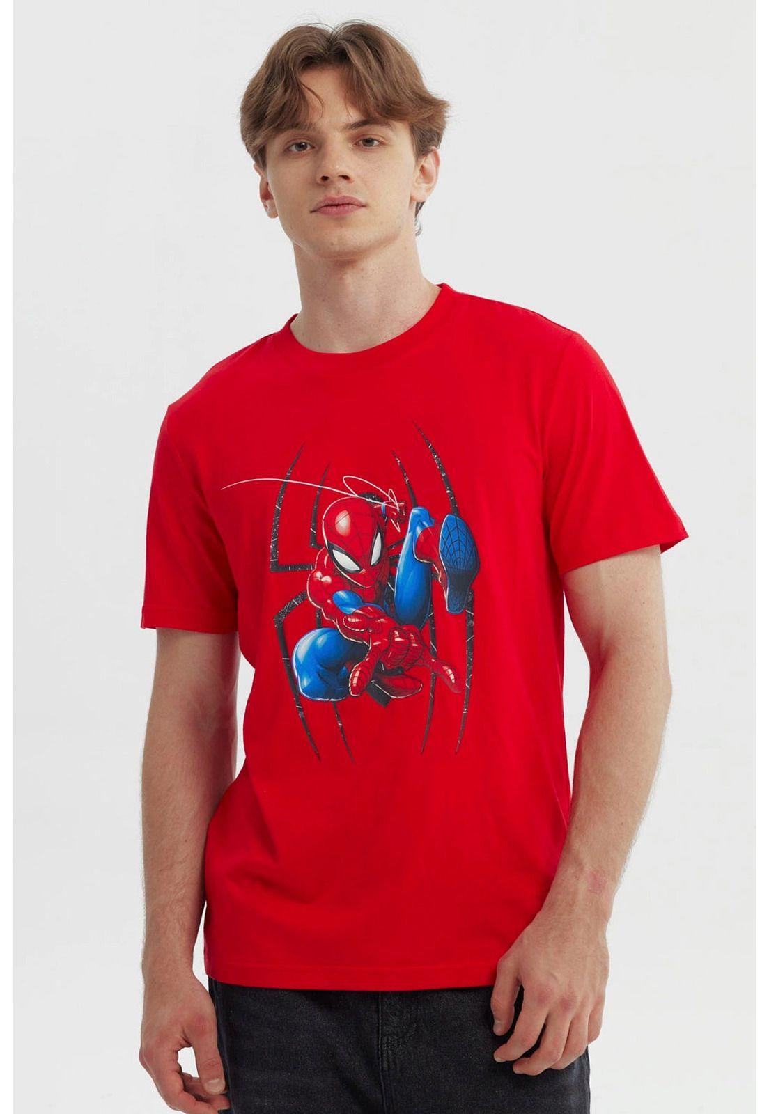 Polera Hombre Avenger Rojo-0