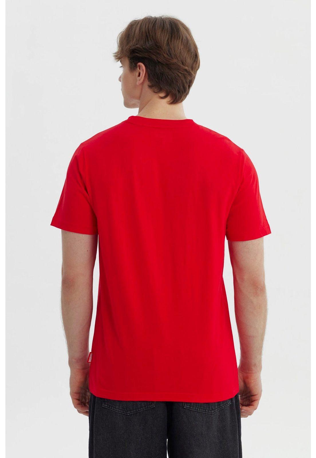 Polera Hombre Avenger Rojo-2