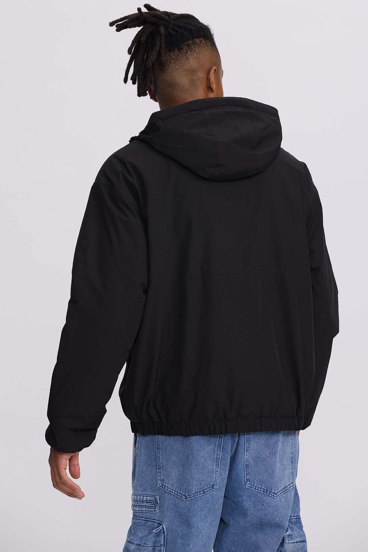 Chaqueta Hombre Cargo Negro-2