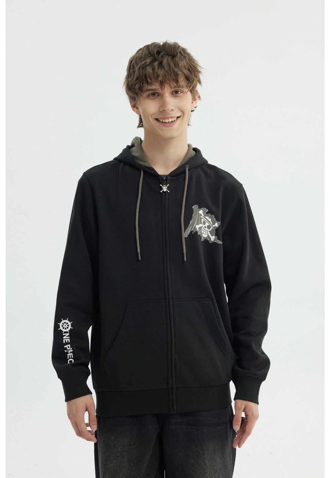 Polerón Hombre One Piece Negro - Vl-0