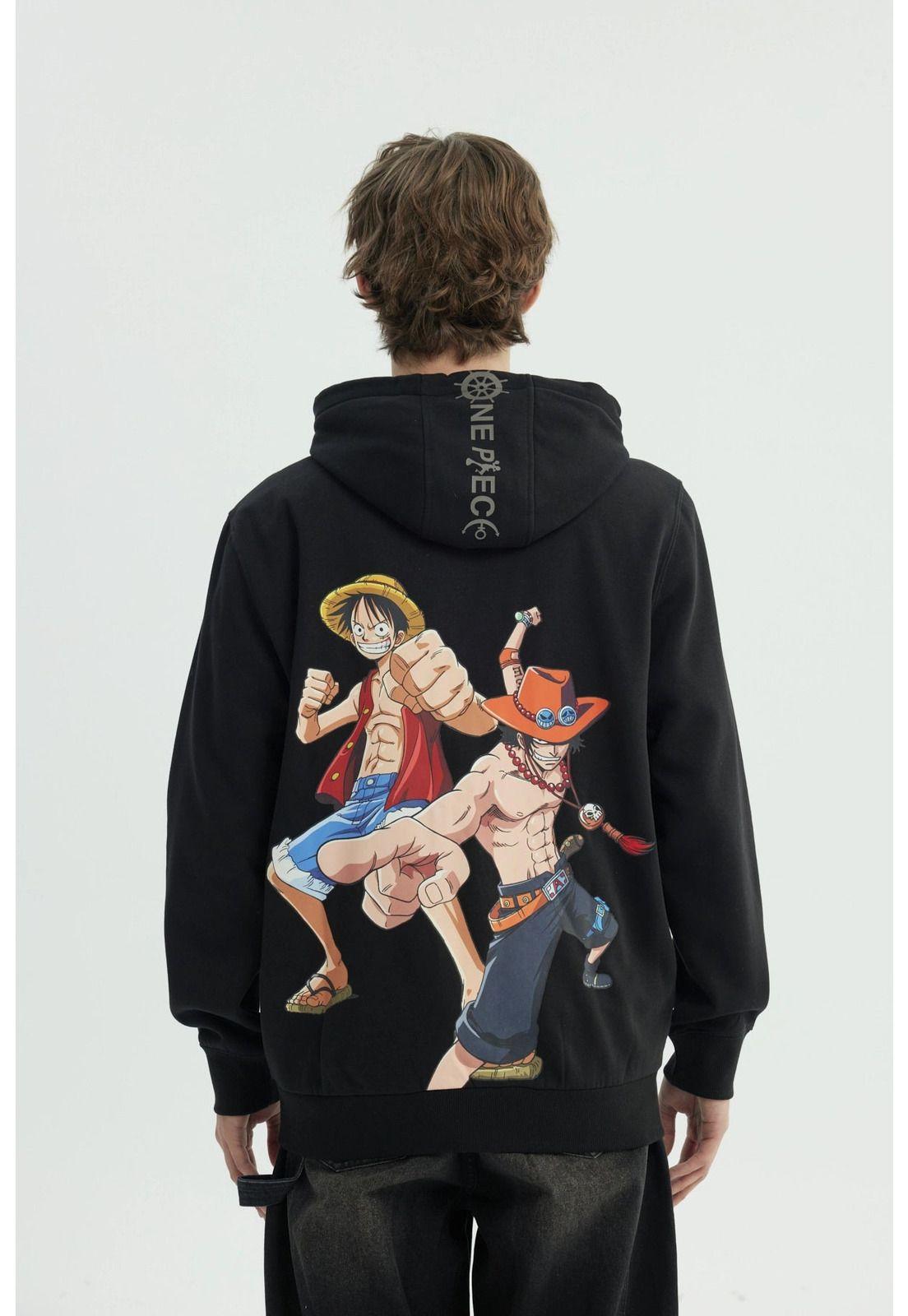 Polerón Hombre One Piece Negro - Vl-1