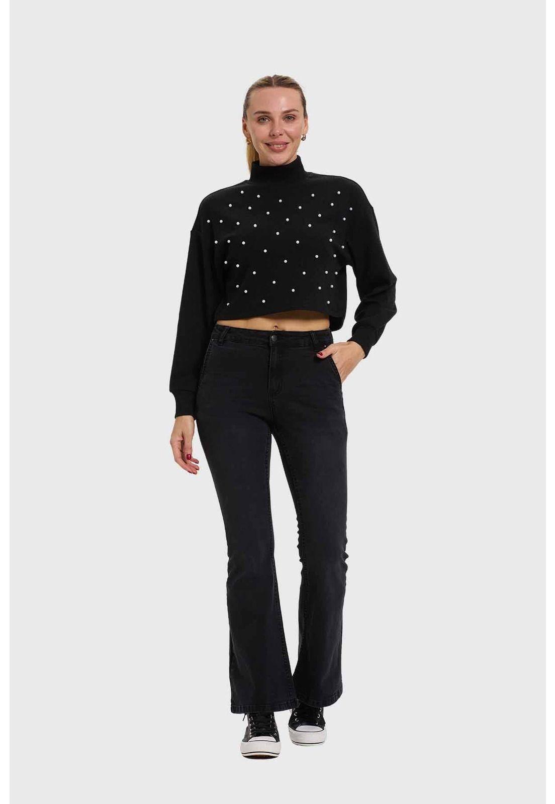 Sweater Mujer Crop Marengo-3