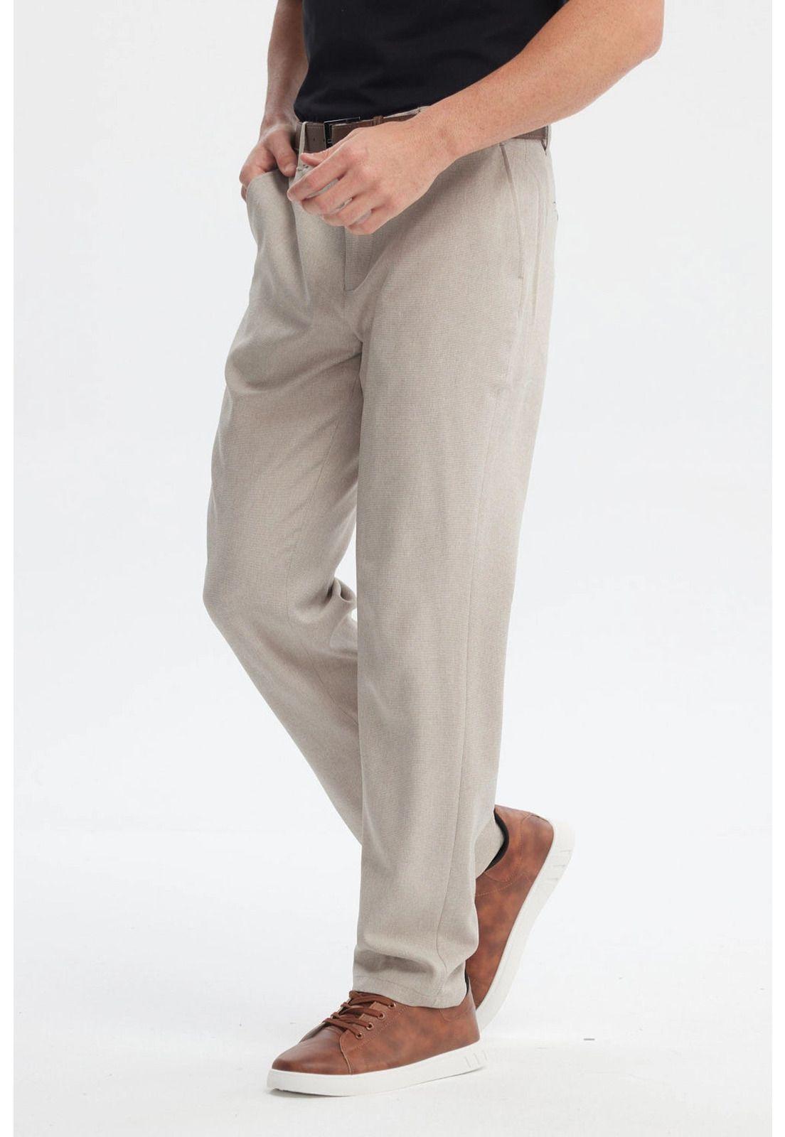 Pantalón Hombre Slim Kaki-1
