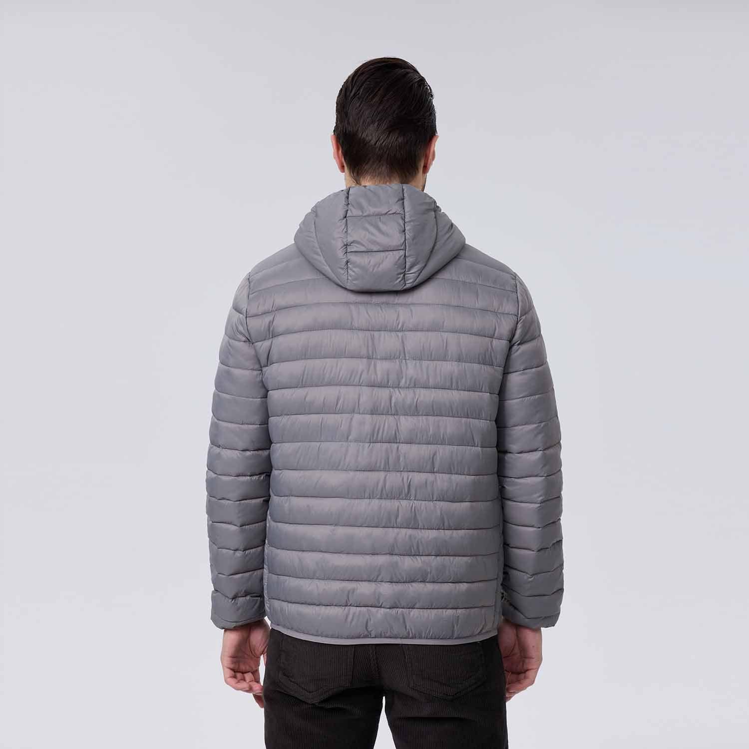 Parka Hombre Full Zipper Gris Oscuro-2