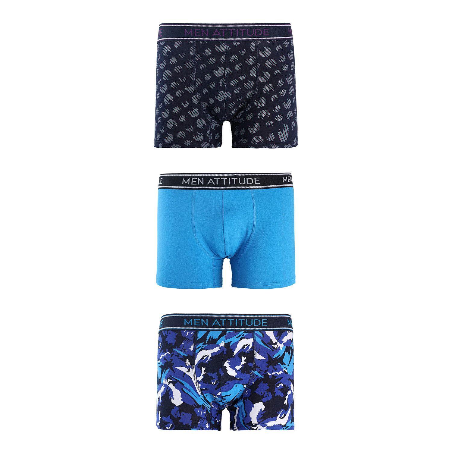 Boxer Hombre Tripack Rapport Azul I-0