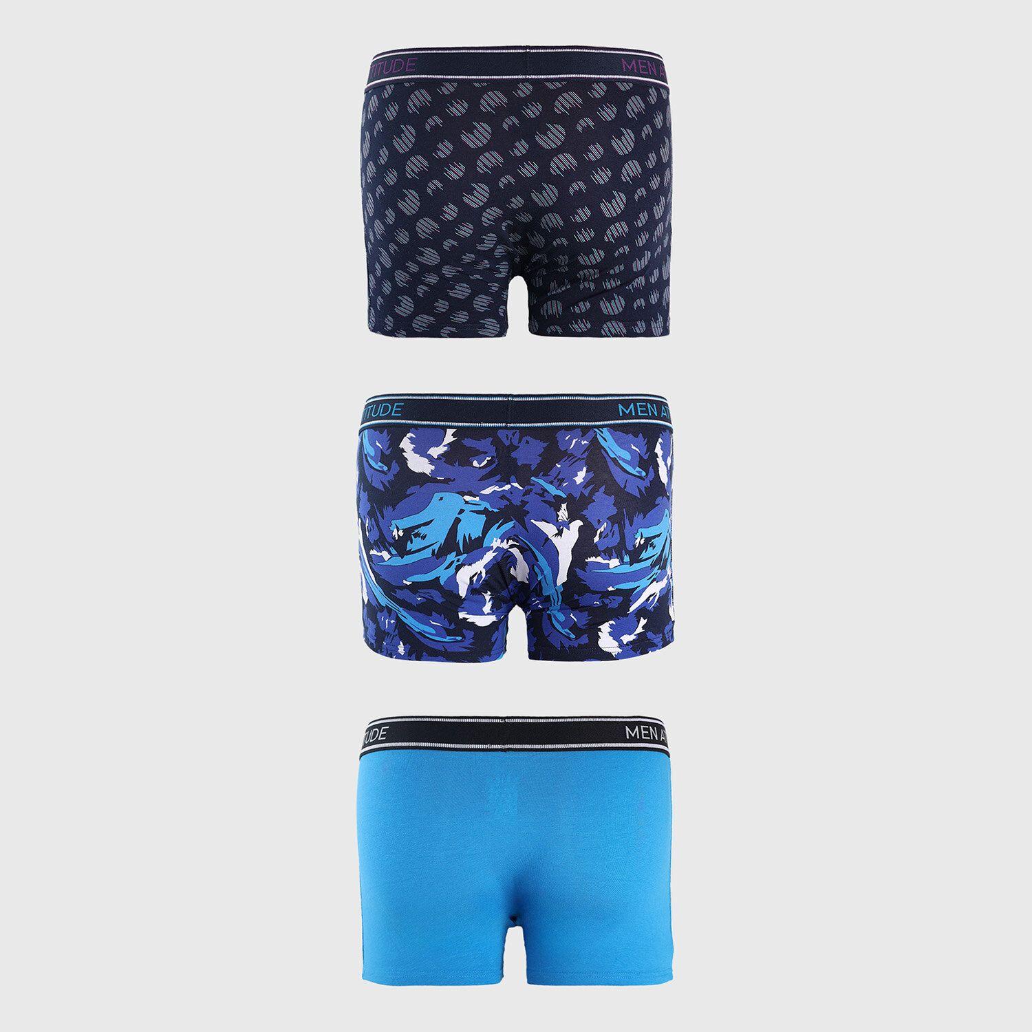 Boxer Hombre Tripack Rapport Azul I-1