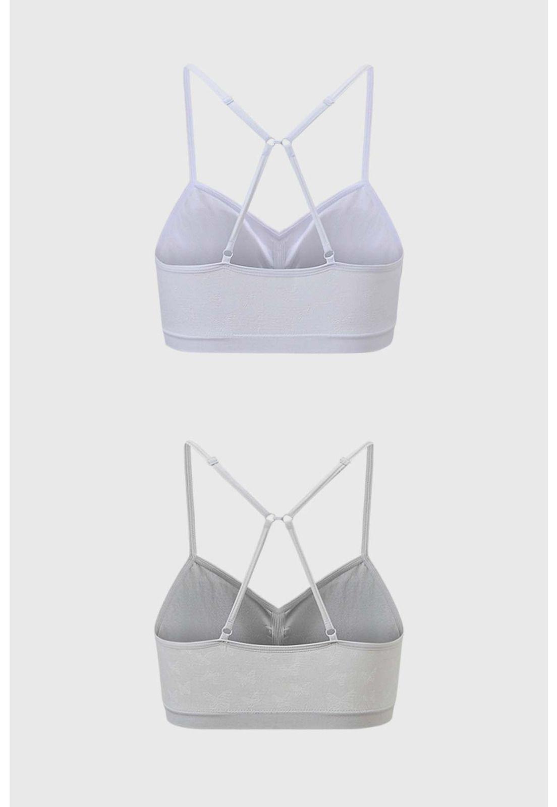 Sostén Mujer Bipack Peto Blanco-1