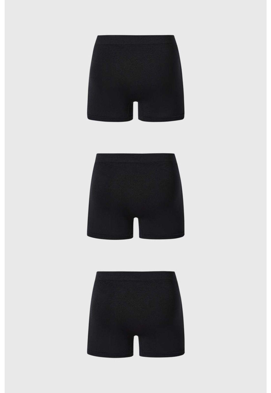 Bóxer Hombre Tripack Medio Negro-1