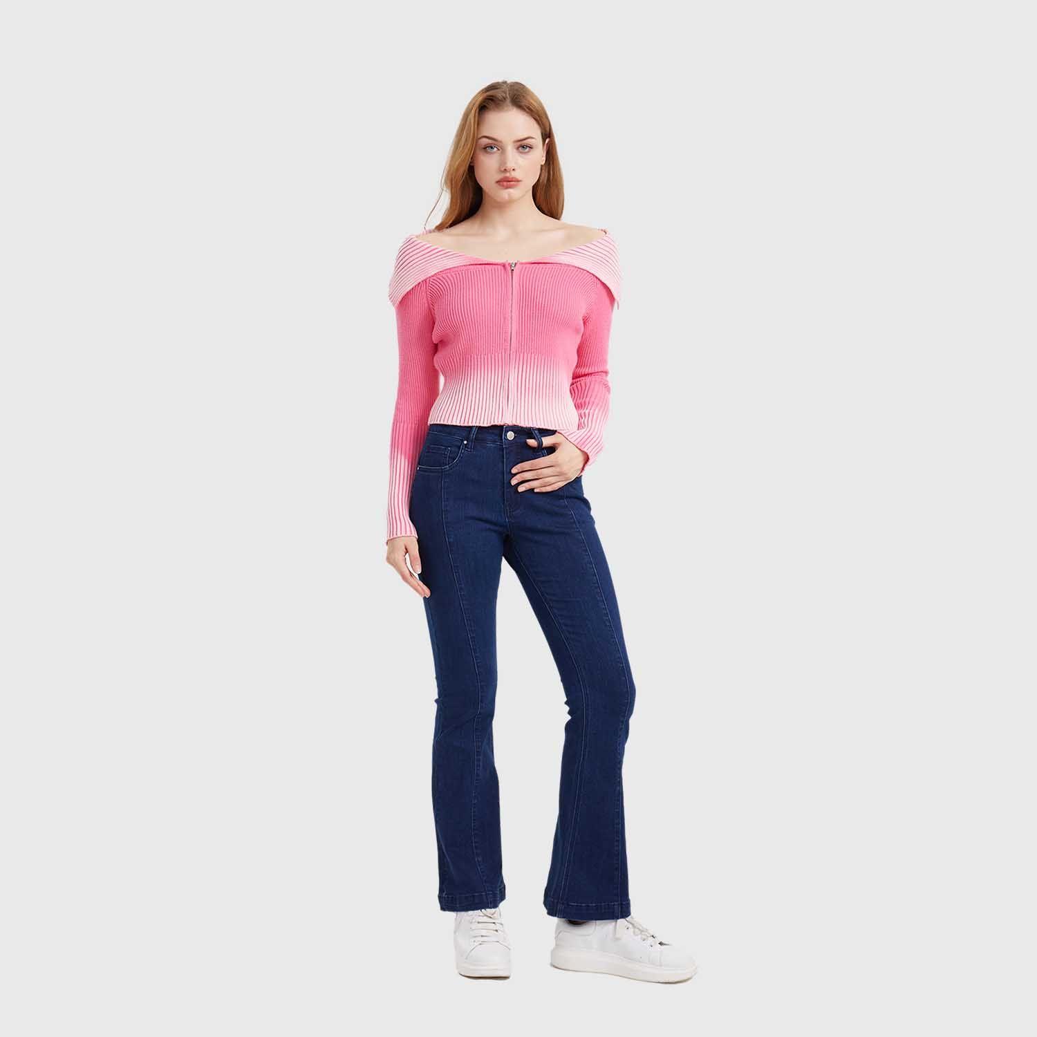 Sweater Mujer Lavado Fucsia Fashion´s Park-3