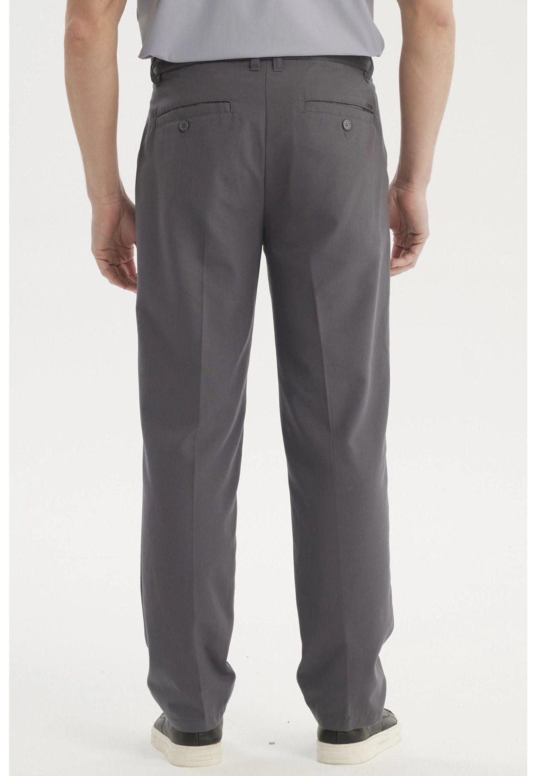 Pantalón Hombre Calce Recto Gris Oscuro- ll-2