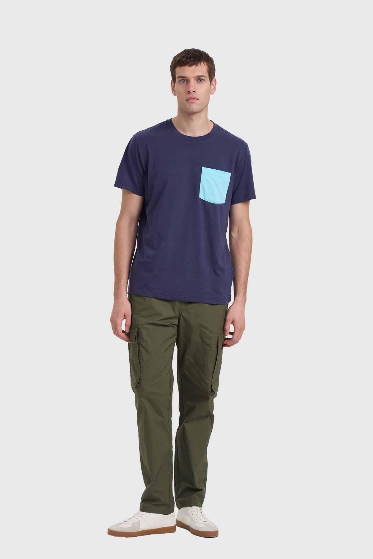 Polera Hombre Con Bolsillo Índigo-3