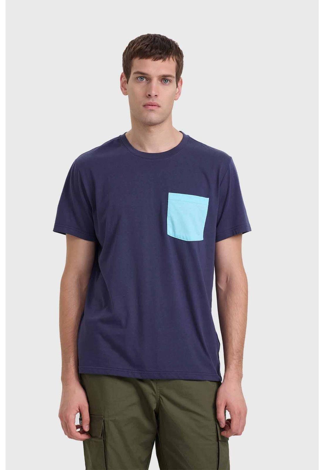 Polera Hombre Con Bolsillo Índigo-0