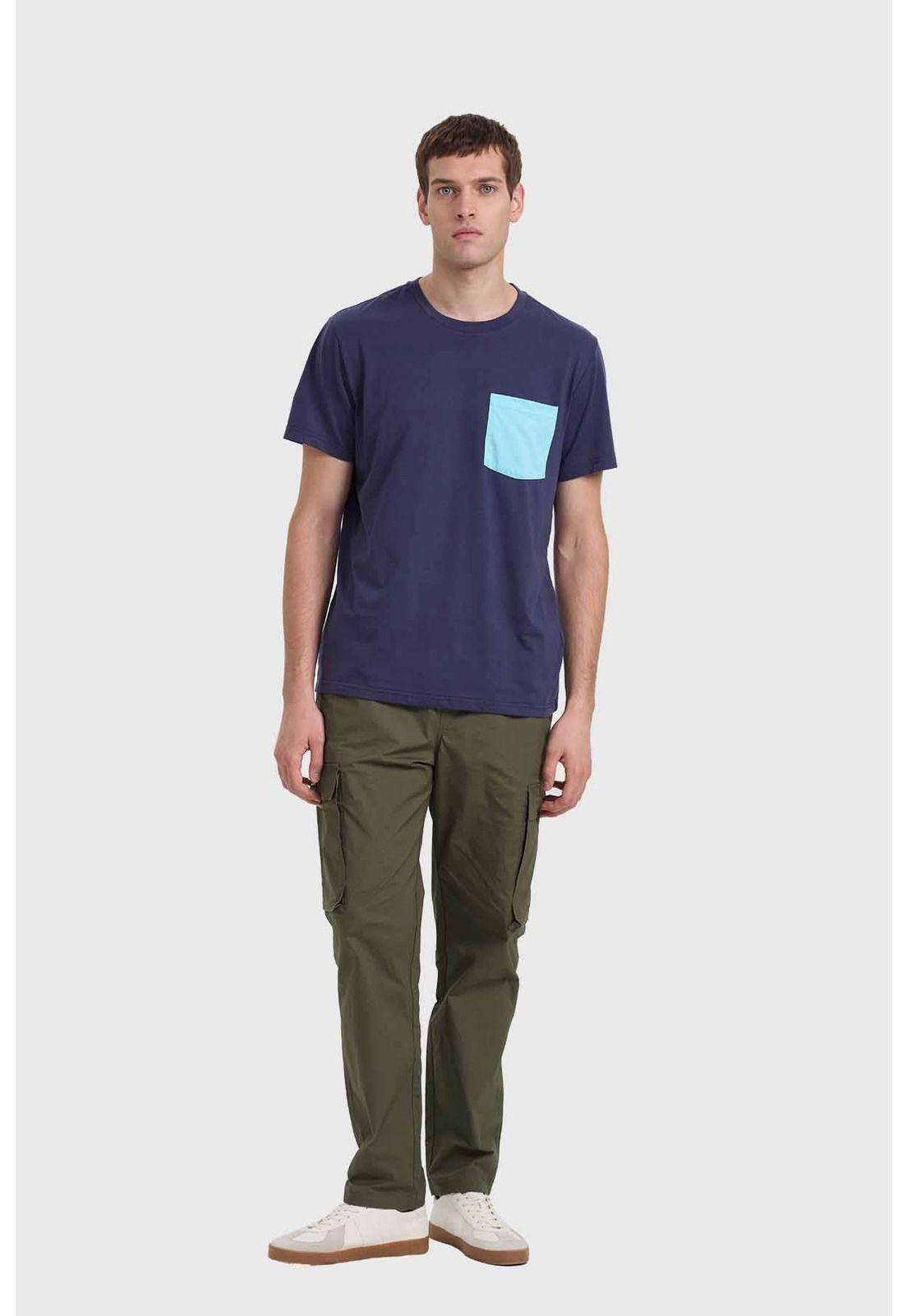 Polera Hombre Con Bolsillo Índigo-3